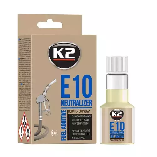 K2 aditívum do benzínu na neutralizovanie E10 50ml