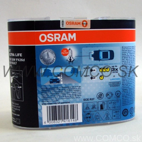Ultra Life H7 55W Set 2ks /OSRAM/ - obr. 1