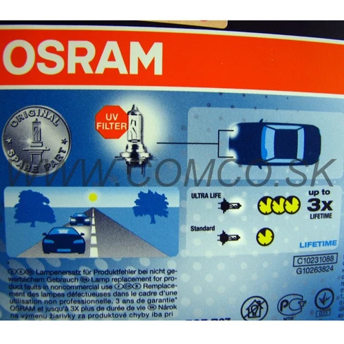 Ultra Life H7 55W Set 2ks /OSRAM/ - obr. 2