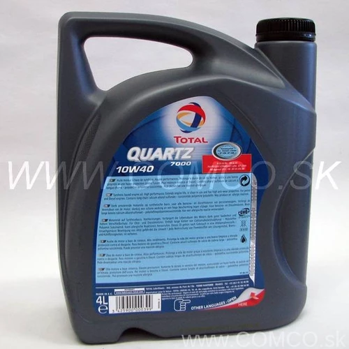 Motorový olej QUARTZ 7000 10W-40 4L /Total/ - obr. 1