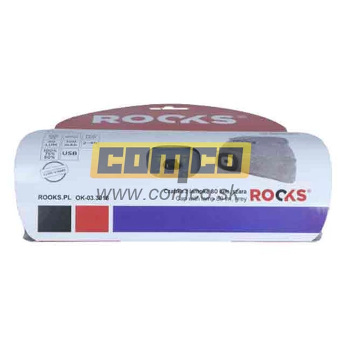 Čiapka s integrovanou LED lampou 80lm - sivá /Rooks/ - obr. 3