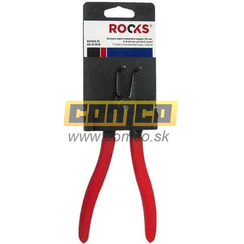 Kliešte Seger zahnuté vonkajšie Rooks 180mm fi 19-60mm pin suj2 1,8mm