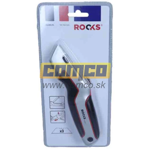 Nôž trapézový 61x33mm Rooks 3 čepele