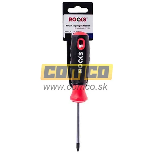 Skrutkovač Rooks krížový PZ 1x80mm