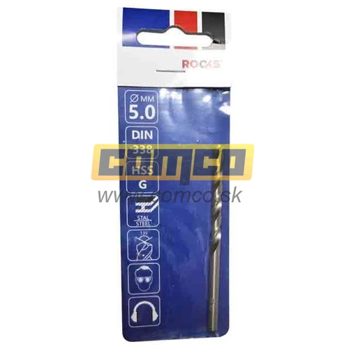 Vrták na kov PRO 6mm HSS-G 900N/mm2 DIN 338 /Rooks/ - obr. 1