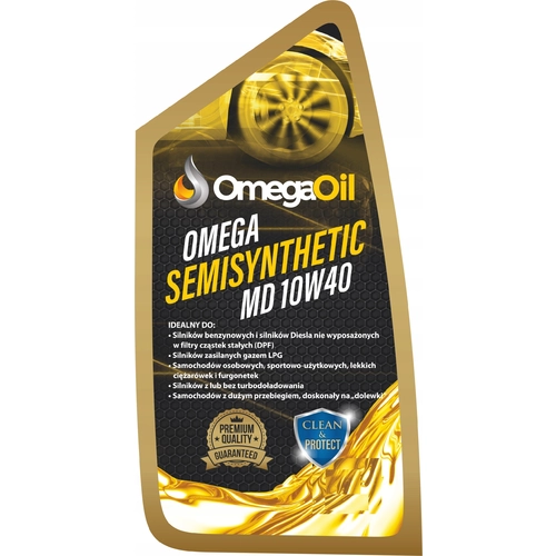 OMEGA OIL Motorový olej 10W-40 SEMISYNTHETIC MD 4L