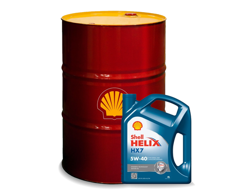 Motorový olej Shell Helix HX7 5W-40 55L