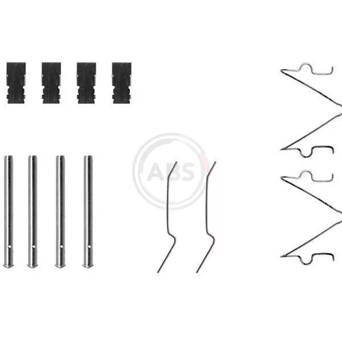 Sada príslušenstva obloženia kotúčovej brzdy A.B.S. 1173Q