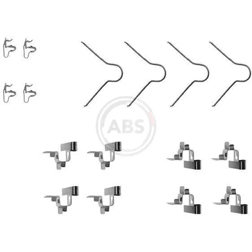 Sada príslušenstva obloženia kotúčovej brzdy A.B.S. 1030Q
