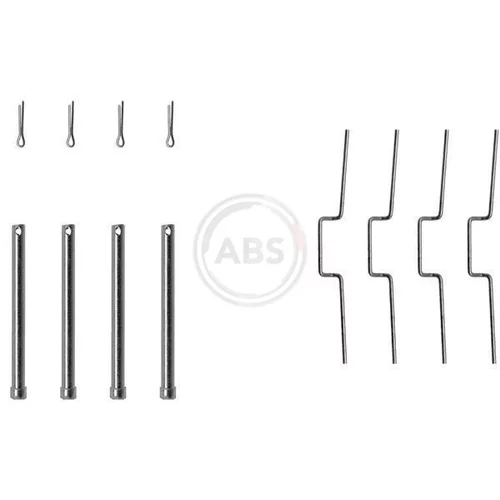 Sada príslušenstva obloženia kotúčovej brzdy A.B.S. 1176Q
