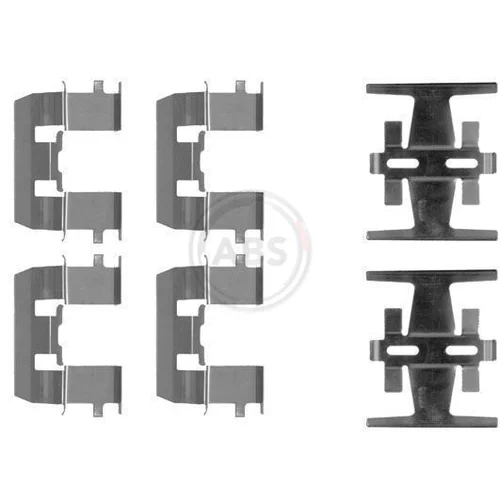 Sada príslušenstva obloženia kotúčovej brzdy A.B.S. 1208Q