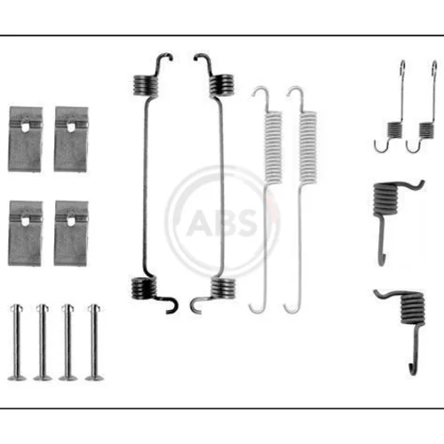 Sada príslušenstva brzdovej čeľuste A.B.S. 0676Q