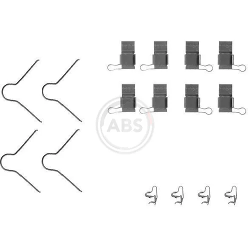 Sada príslušenstva obloženia kotúčovej brzdy A.B.S. 1089Q