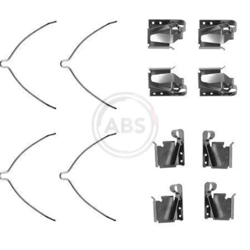Sada príslušenstva obloženia kotúčovej brzdy A.B.S. 1269Q