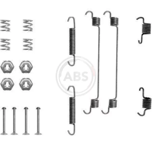 Sada príslušenstva brzdovej čeľuste A.B.S. 0657Q