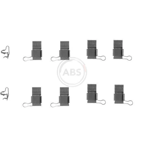 Sada príslušenstva obloženia kotúčovej brzdy A.B.S. 1193Q