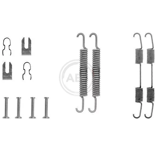 Sada príslušenstva brzdovej čeľuste A.B.S. 0666Q