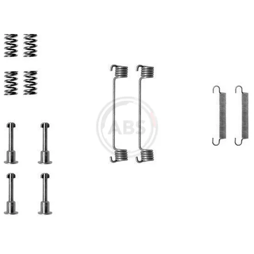 Sada príslušenstva čeľustí parkovacej brzdy A.B.S. 0690Q