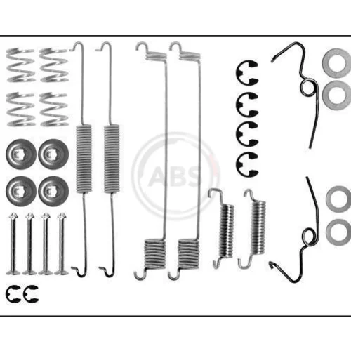 Sada príslušenstva brzdovej čeľuste A.B.S. 0641Q