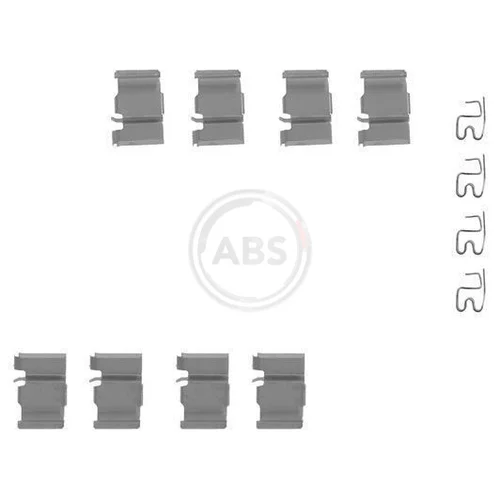 Sada príslušenstva obloženia kotúčovej brzdy A.B.S. 1133Q