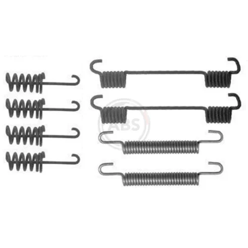 Sada príslušenstva čeľustí parkovacej brzdy A.B.S. 0775Q