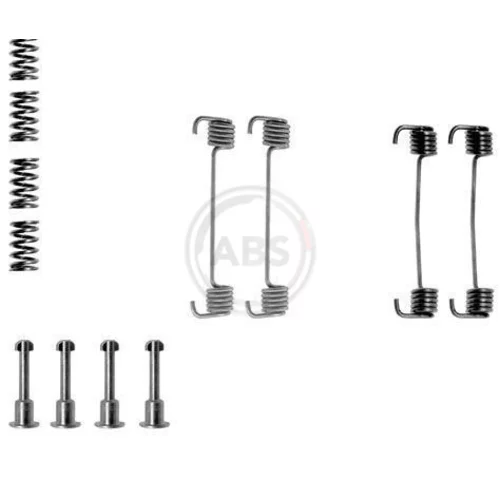 Sada príslušenstva čeľustí parkovacej brzdy A.B.S. 0620Q