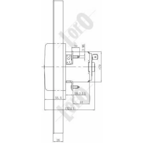 Ventilátor chladenia motora ABAKUS 053-014-0021 - obr. 4