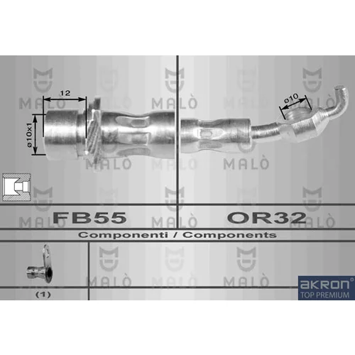 Brzdová hadica AKRON-MALO 80127