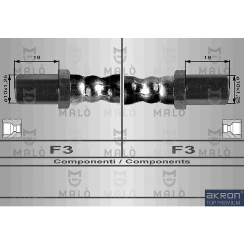 Brzdová hadica AKRON-MALO 8511