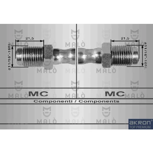 Brzdová hadica AKRON-MALO 8001