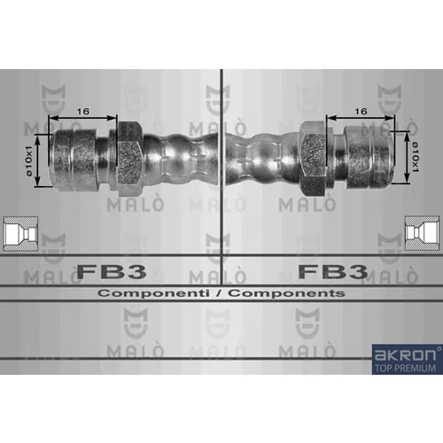 Brzdová hadica AKRON-MALO 8241