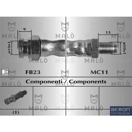Brzdová hadica AKRON-MALO 8920