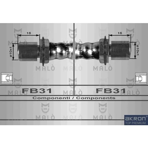 Brzdová hadica AKRON-MALO 80133