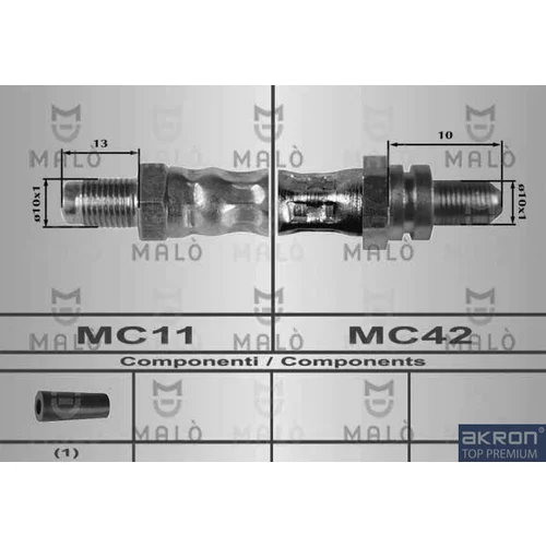 Brzdová hadica AKRON-MALO 80191