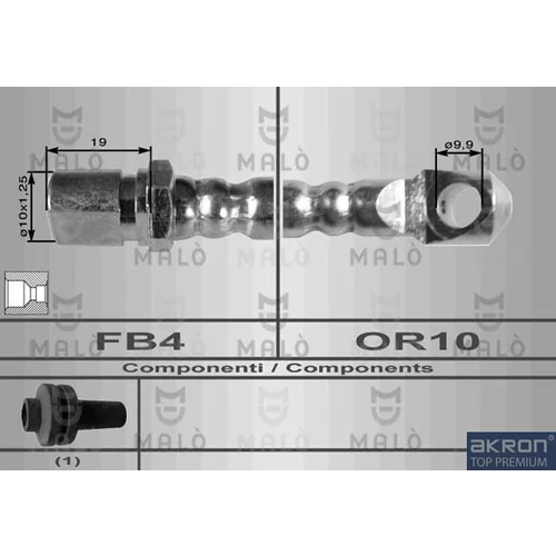 Brzdová hadica AKRON-MALO 8321
