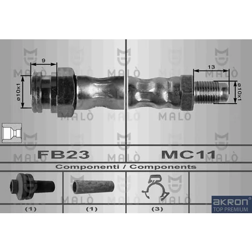 Brzdová hadica AKRON-MALO 8492