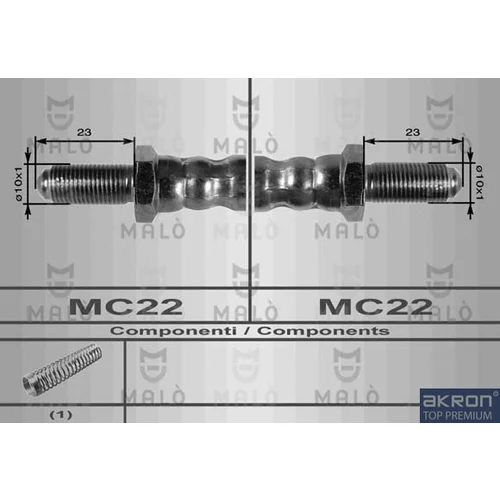 Brzdová hadica AKRON-MALO 8202