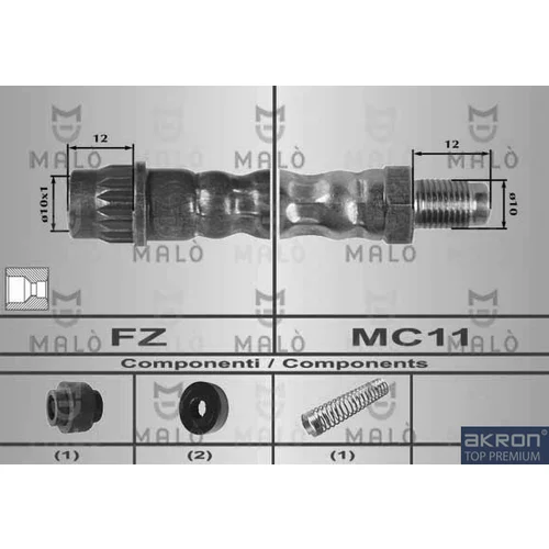 Brzdová hadica AKRON-MALO 80265