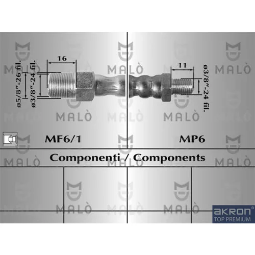 Brzdová hadica AKRON-MALO 8245
