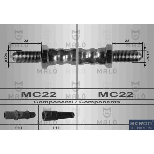 Brzdová hadica AKRON-MALO 8376