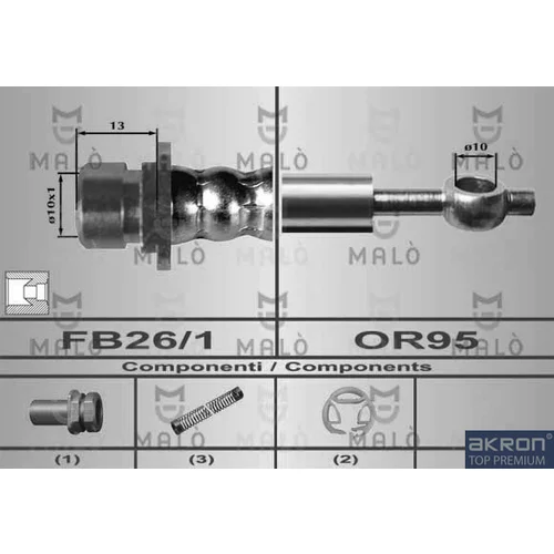 Brzdová hadica AKRON-MALO 80538