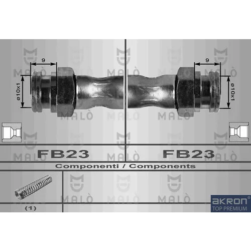 Brzdová hadica AKRON-MALO 8530