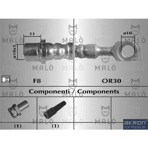 Brzdová hadica AKRON-MALO 8934