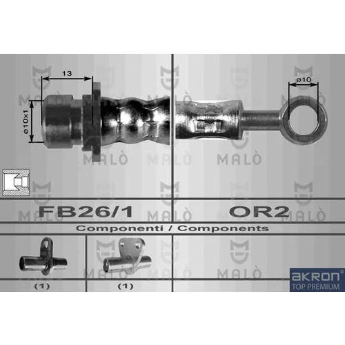 Brzdová hadica AKRON-MALO 8094