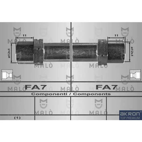 Brzdová hadica AKRON-MALO 80370