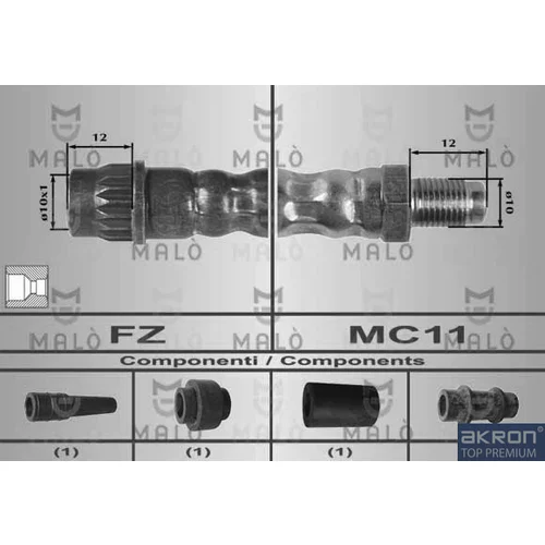 Brzdová hadica AKRON-MALO 80440