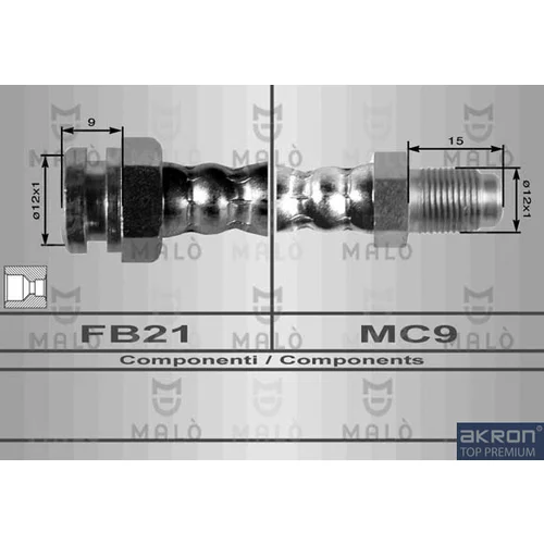 Brzdová hadica AKRON-MALO 8642