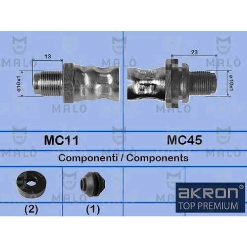 Brzdová hadica AKRON-MALO 8648