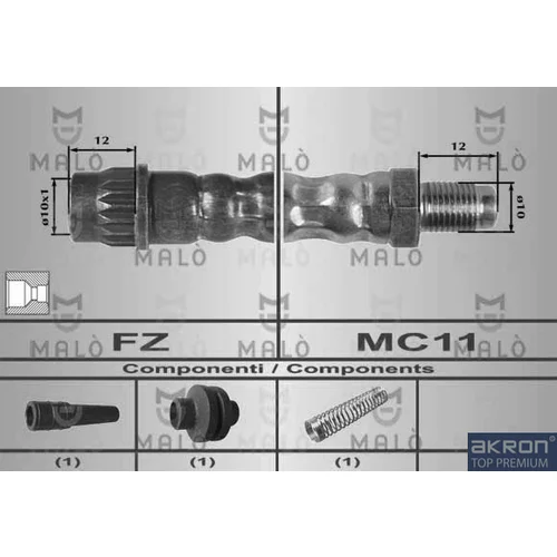 Brzdová hadica AKRON-MALO 80159