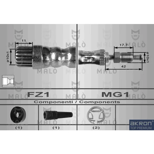 Brzdová hadica AKRON-MALO 8939